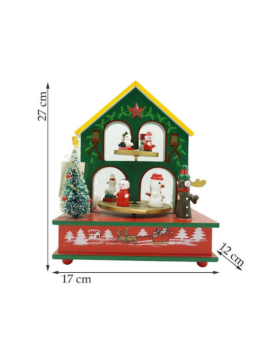 Коледно Декоративно Малка къща 20x17см.