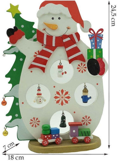 De Crăciun Din lemn Figurină Înălțime 24.5cm.
