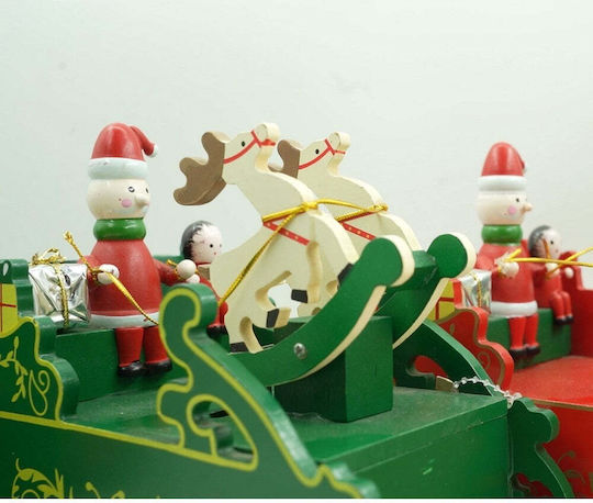 Weihnachtliche Holz Figur Höhe 18.5cm