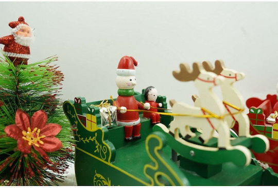 Weihnachtliche Holz Figur Höhe 18.5cm