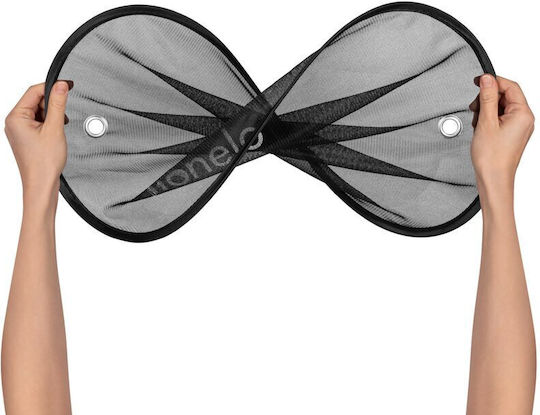 Lionelo Umbrelă Laterală Pentru Parasolar Auto 44x38cm Negru
