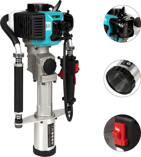 Detoolz Găuri Pentru Pământ Benzină Fără Vârfuri 44cc Cu Putere (CP) 1.34hp