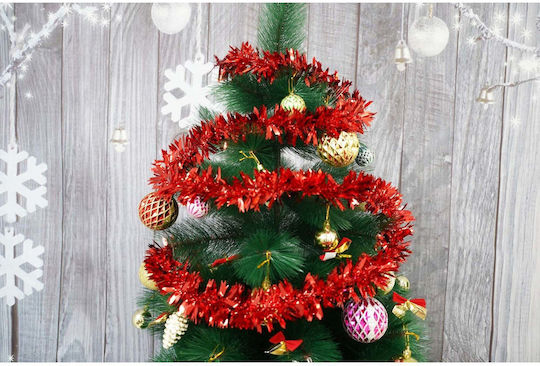 Christmas Garland Red 200x6.5cm 1pc