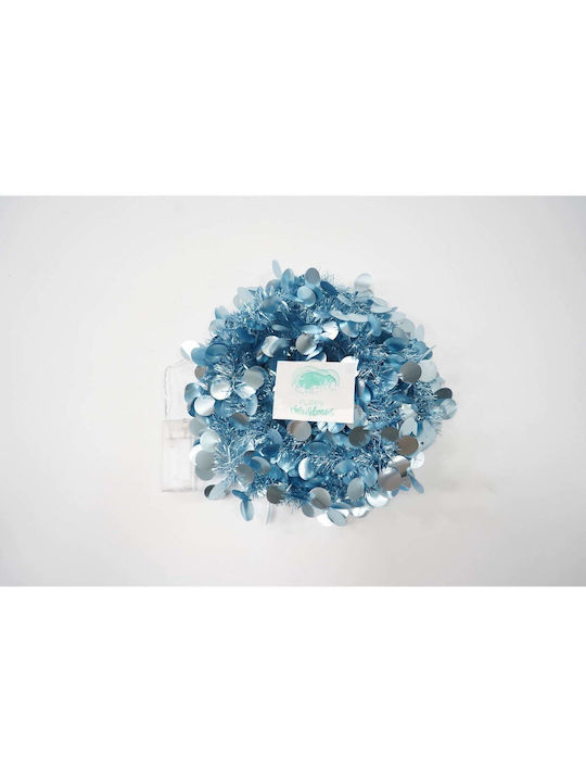 Crăciun Ghirlande Iluminată Plastică Albastru 200x5cm 1buc