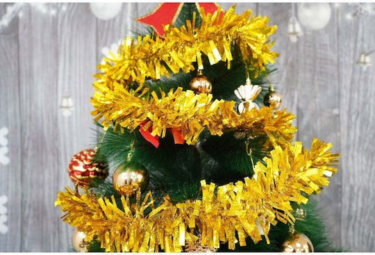 Crăciun Ghirlande Plastică Galben 200x9cm 1buc