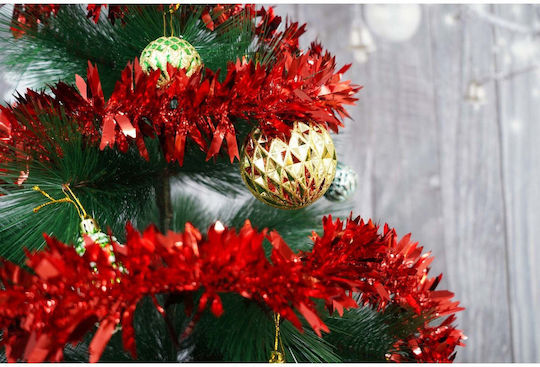Christmas Garland Red 200x6.5cm 1pc