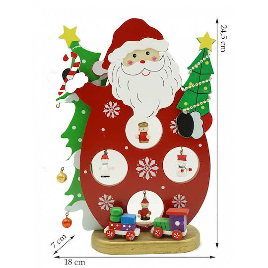 Santa Claus Red 24.5x18cm