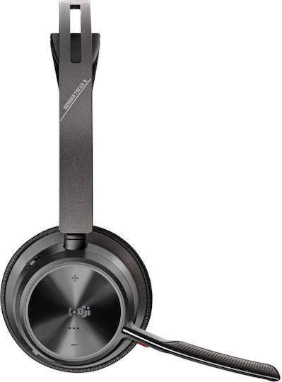 HP Voyager Focus 2 Microsoft Teams & Charging Stand Wireless On Ear Multimedia Headphone with Microphone USB-C