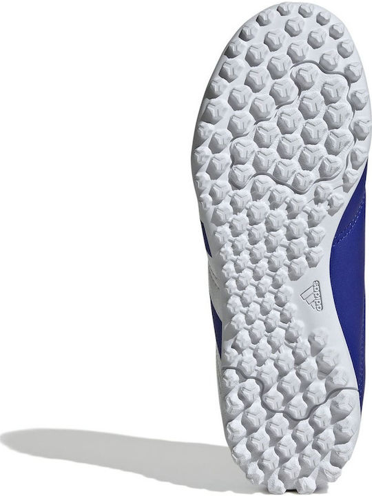 Predator Club Kids Turf Soccer Shoes Lucid Blue / Cloud White / Solar Red