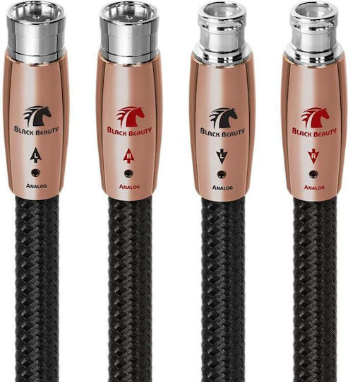Audioquest Black Beauty Xlr Analog Audio Interconnect Cable 0.6m