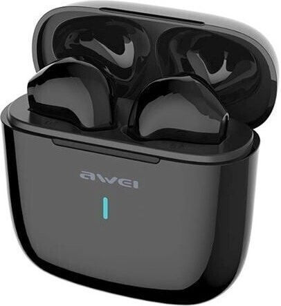 Awei T26 Earbud Bluetooth Handsfree Ακουστικά με Θήκη Φόρτισης Μαύρα