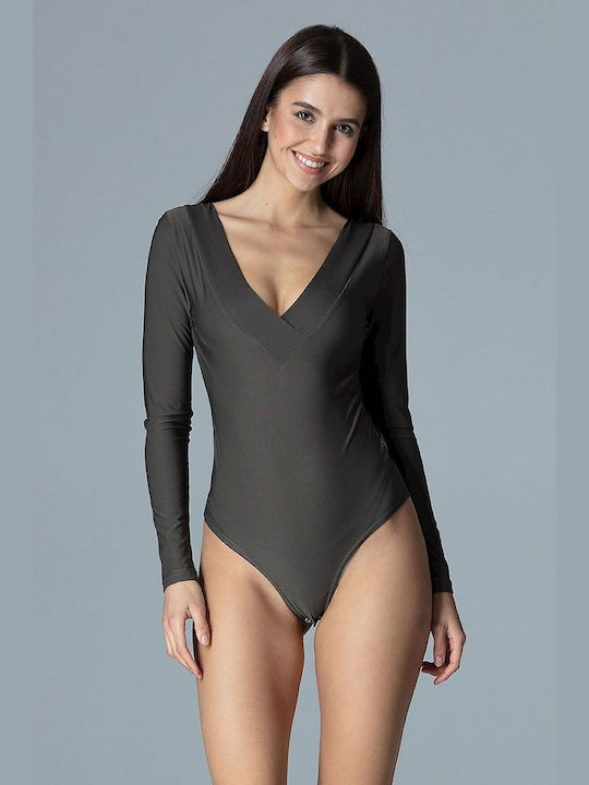 Figl Bodysuit pentru femei Bej