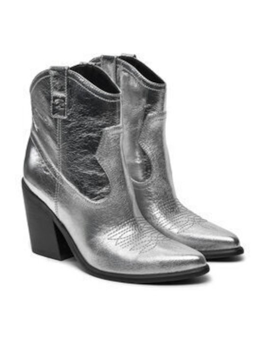 Guess Damen Chelsea Stiefeletten Silber