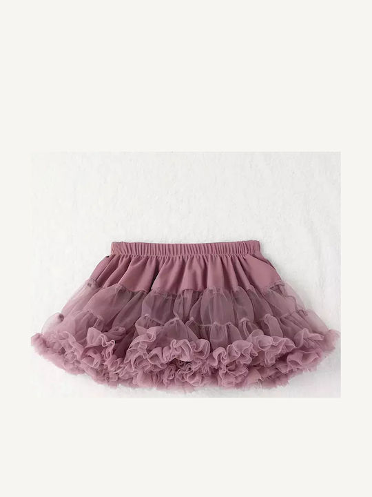 Kinder Tutu Rock aus Tüll Lila