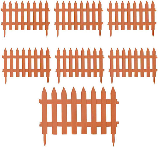 Grile De Garduri Din Plastic 35cm x 3.2m 7 Bucăți Grile De Garduri Din Plastic 35cm x 3.2m 7 Bucăți