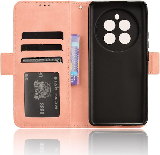 Книга Изкуствена кожа / Пластмаса Розов (Realme 12+)
