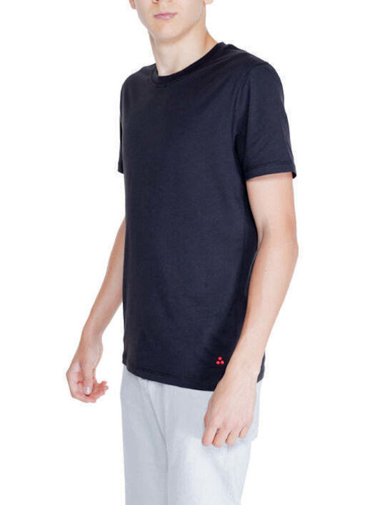 Peuterey Herren T-Shirt Kurzarm Blau