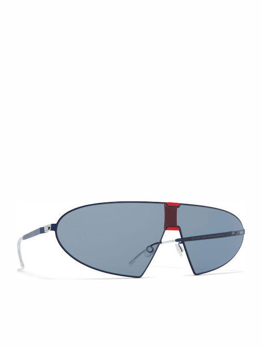 Mykita Karma Bărbătești Ochelari de soare cu Albastru Cadru și Albastru Lentilă