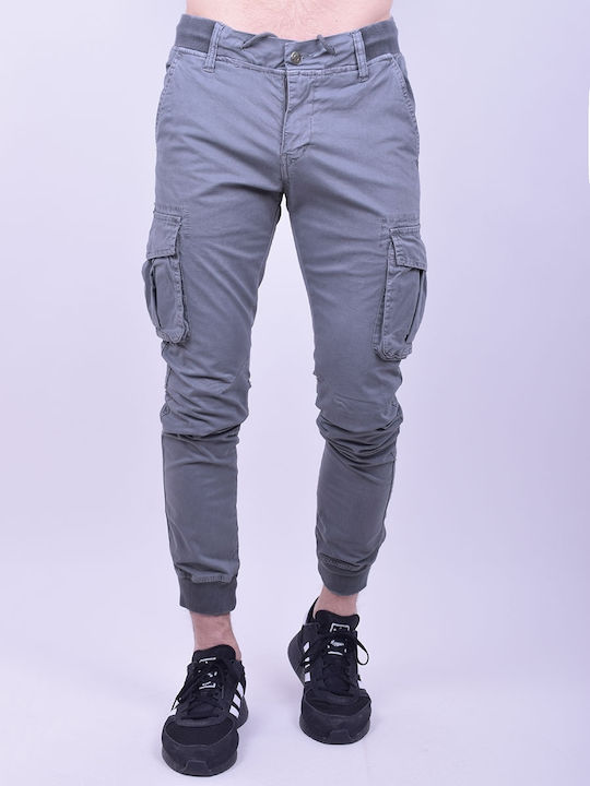 Pantaloni cargo din material textil gri Gri Gri Gri