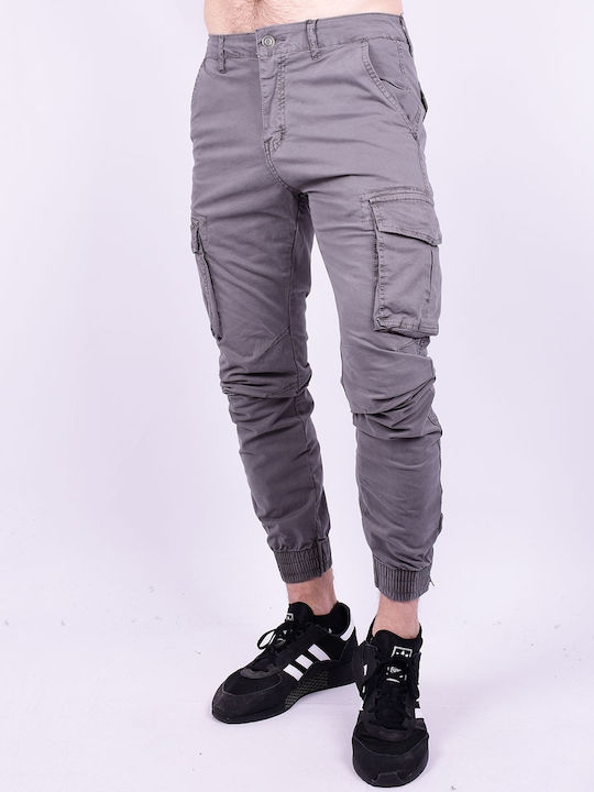 Fabric cargo trousers grey Grey Grey