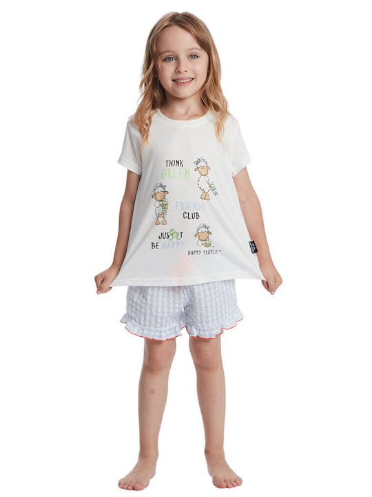 Eic-Pi Happy People Kids Set with Shorts Summer 2pcs chiel