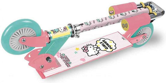 D'Arpeje Kids Scooter Foldable Hello Kitty 2-Wheel White