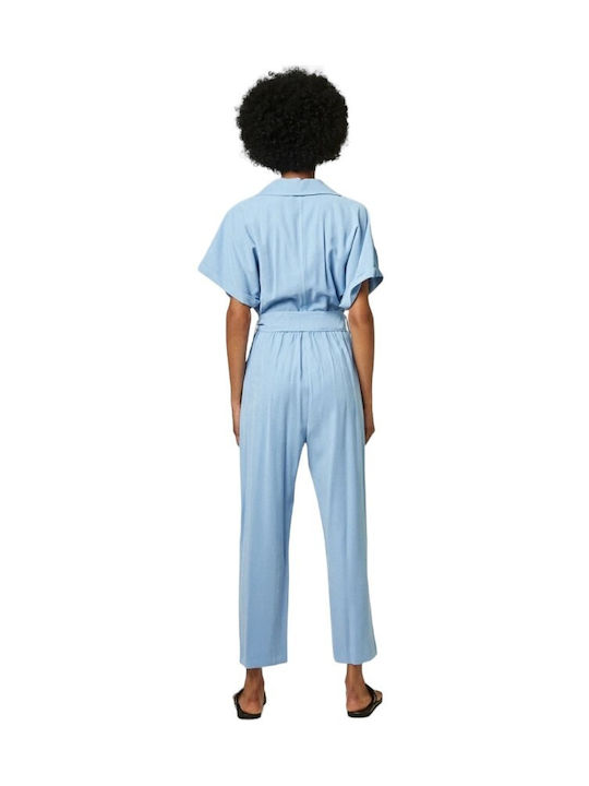 Women's one-piece jumpsuit with silk waistband BSB - SIEF