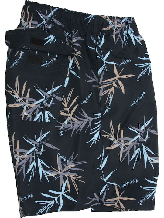Men's Swimwear Bermuda Navy with Patterns