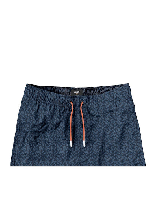 Costum de Baie Bărbați Pantaloni Scurți Albaștri cu Desene