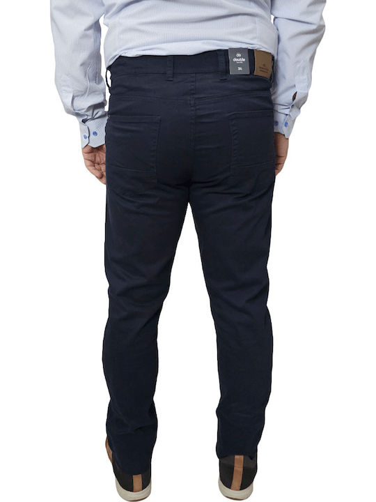 Double Herrenhose in Normaler Passform Navy