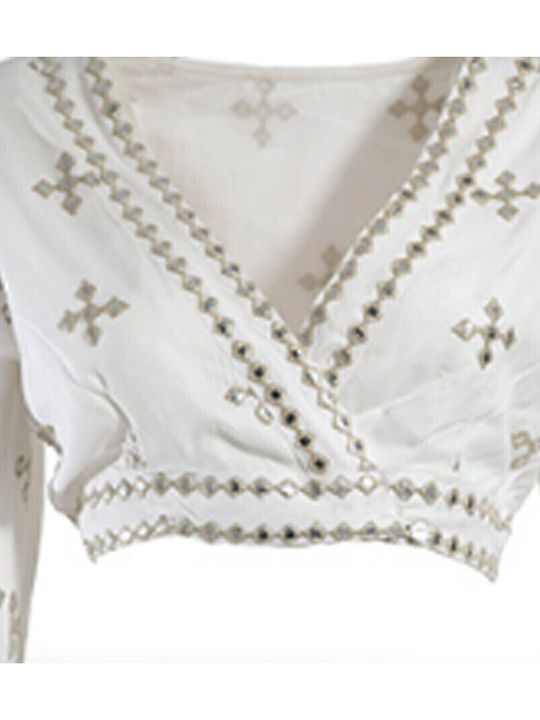 Damen White Set mit Hose