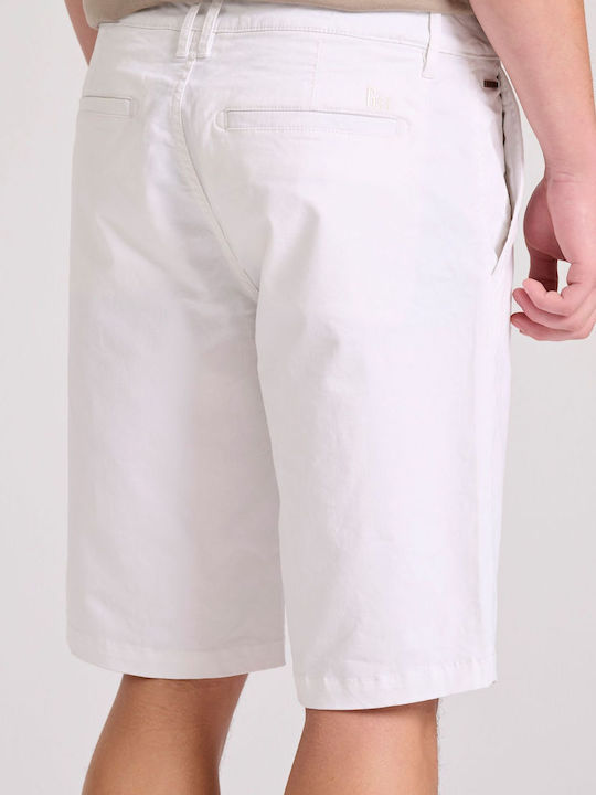 Garage Fifty5 Herrenshorts Chino Weiß