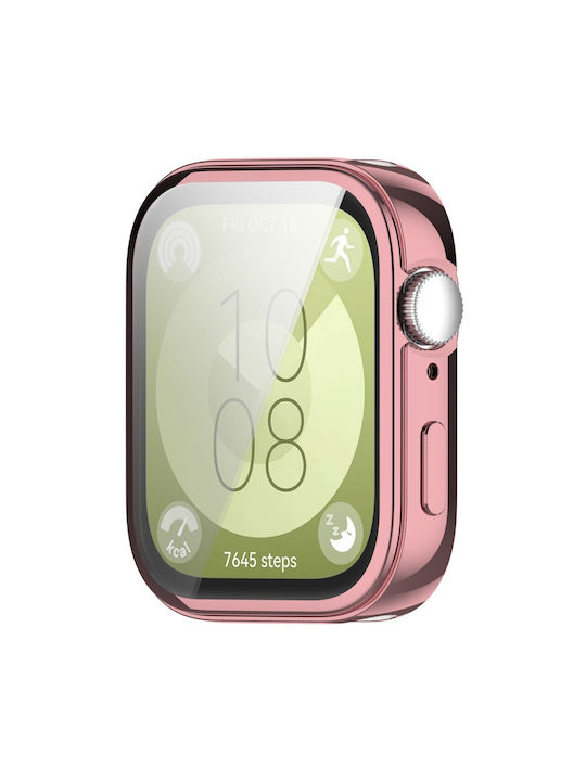 Θήκη Σιλικόνης σε Ροζ χρώμα για το Xiaomi Redmi Watch 3 Lite / Watch 3 Active
