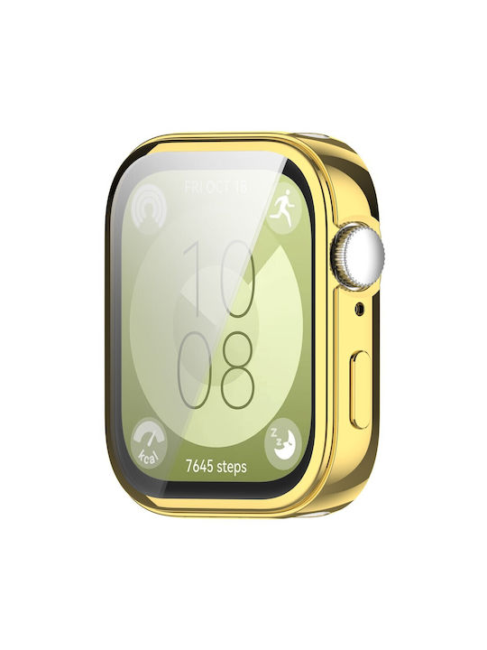 Θήκη Σιλικόνης σε Χρυσό χρώμα για το Xiaomi Redmi Watch 3 Lite / Watch 3 Active