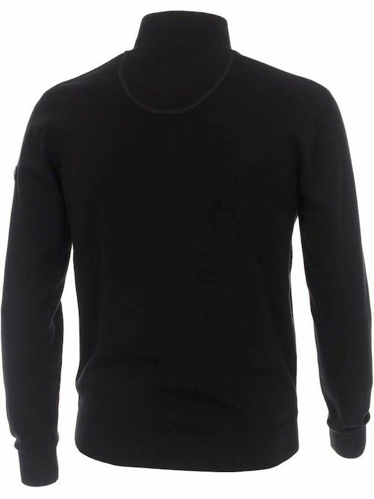 REDMOND Men's Black Long Sleeve Knit Blouse