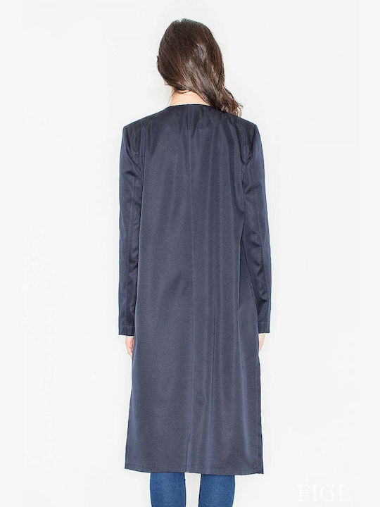 Figl Women's Long Coat Blue