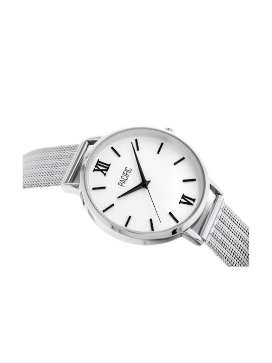 Pacific Uhr mit Silber Metallarmband