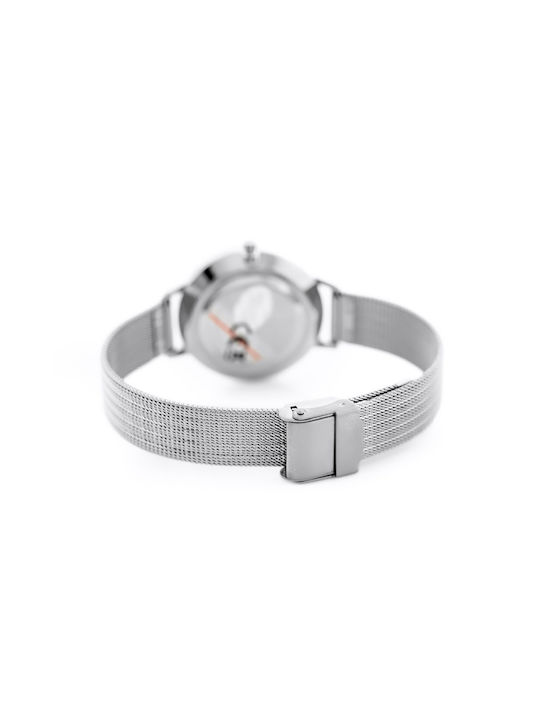 Pacific Uhr mit Silber Metallarmband