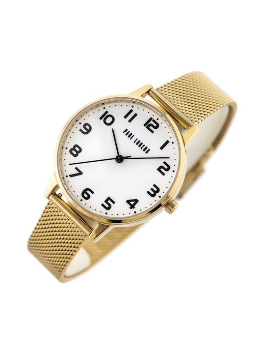 Paul Lorens Watch with Pink Gold Metal Bracelet