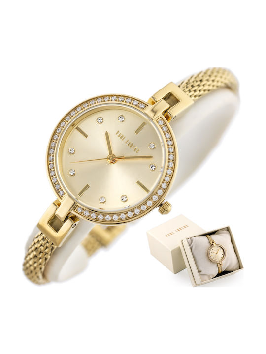 Paul Lorens Women's Watch with Gold Metal Bracelet