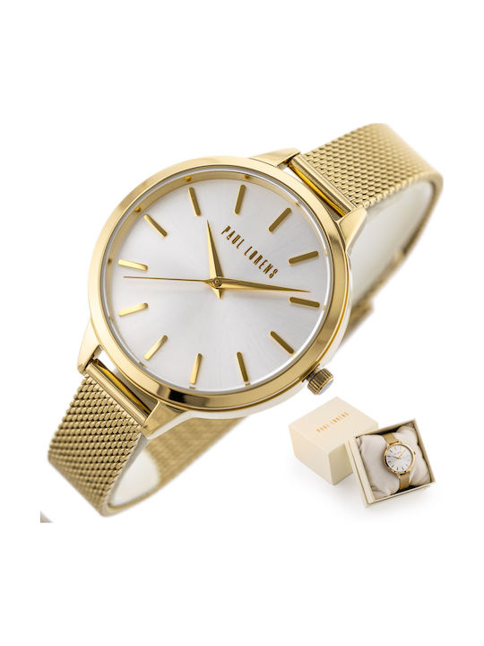 Paul Lorens Women's Watch with Gold Metal Bracelet