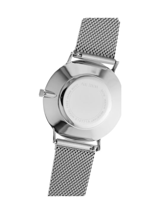 Paul Lorens Дамски Часовник 40mm Кварцов със Сребрист Метална Верижка
