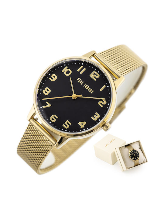 Paul Lorens Women's Watch with Gold Metal Bracelet