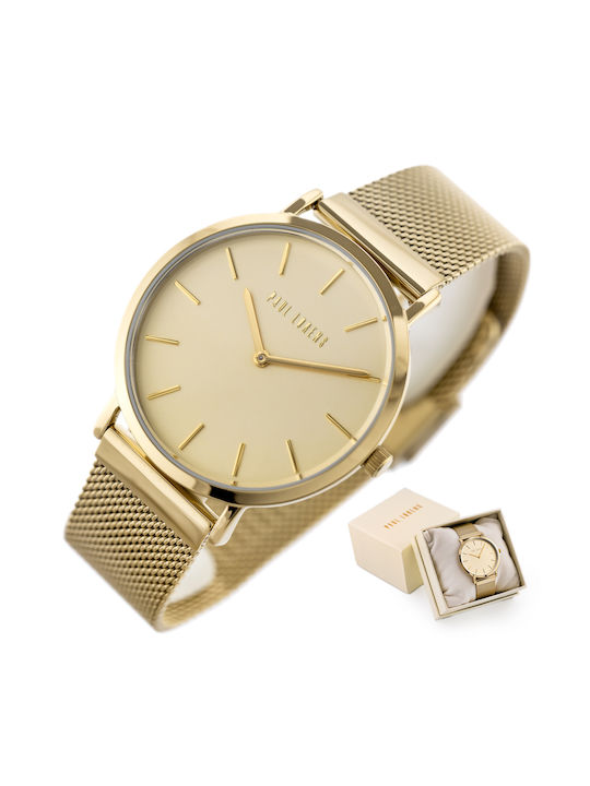 Paul Lorens Women's Watch with Gold Metal Bracelet