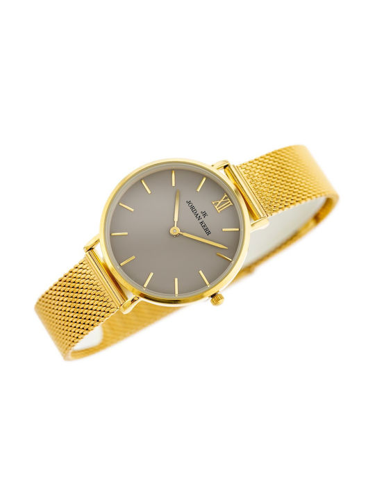 Jordan Kerr Watch with Gold Metal Bracelet