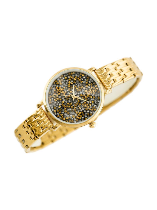 Jordan Kerr Watch with Gold Metal Bracelet