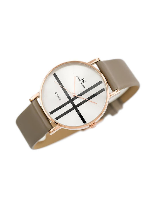 Jordan Kerr Women's Watch with Gray Rubber Strap