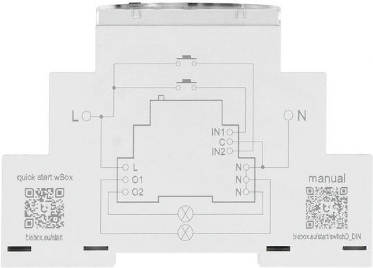 Blebox Comutator De Șină WiFi 230V
