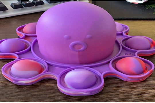 Model 5 Pop it Fidget Silikon Mehrfarbig