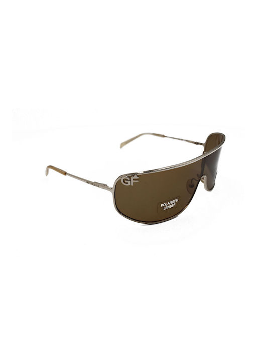 Gianfranco Ferre Men's Sunglasses with Brown Metal Frame and Brown Polarized Lens GFF63402 11